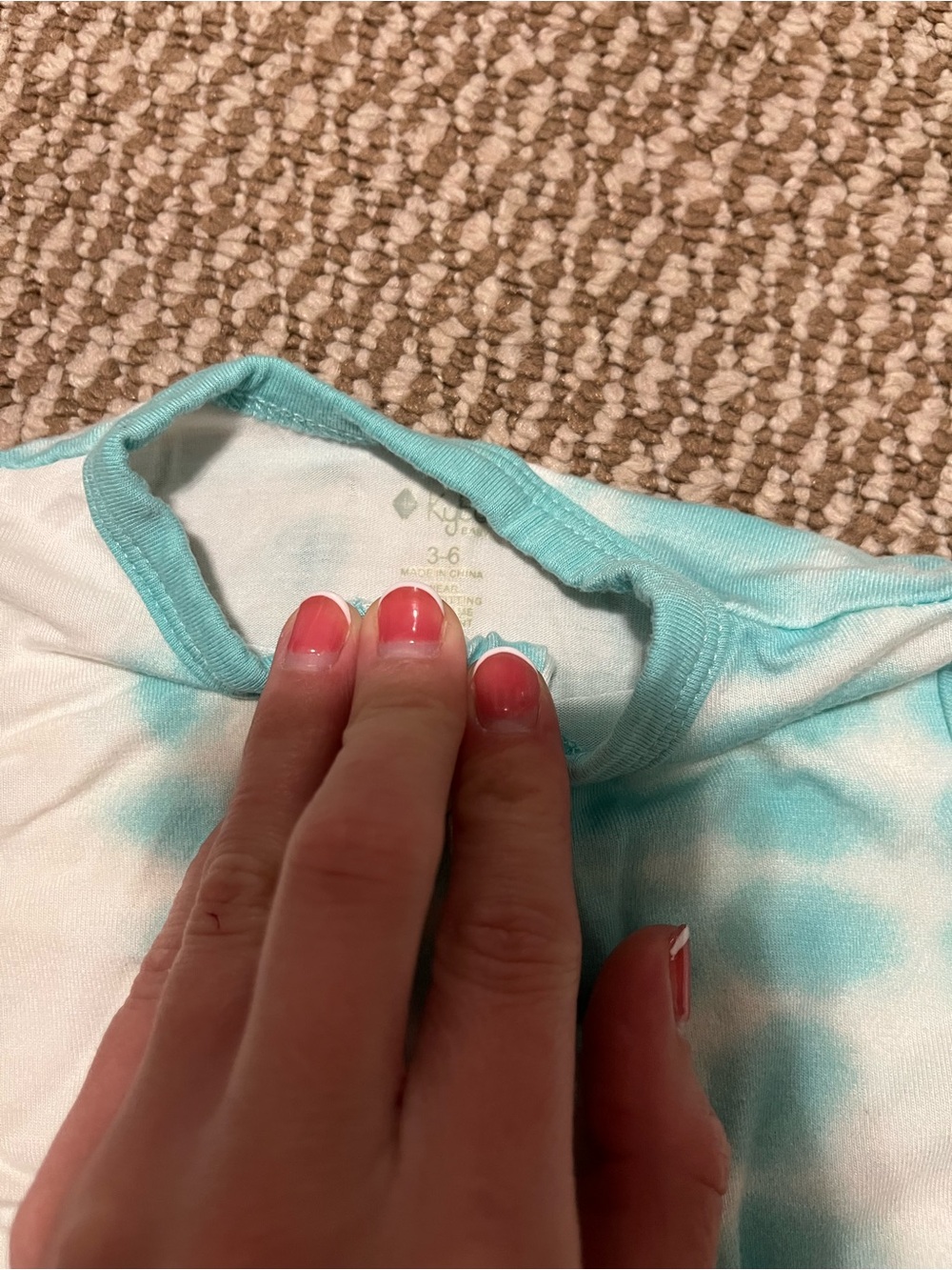 Kyte baby  3-6M robin rip tide zippered Romper - Picture 3 of 3
